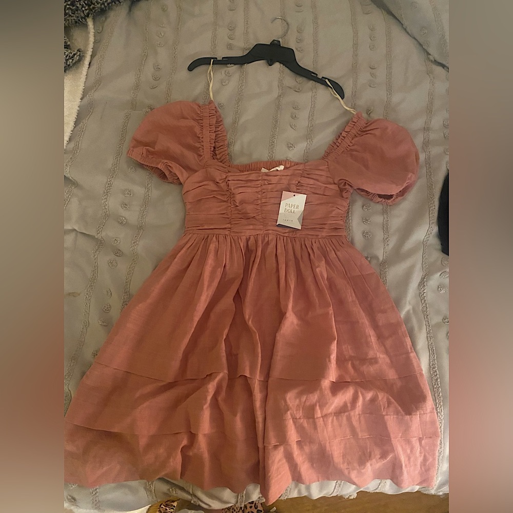 COPY - Mustard seed Misty Rose Lorraine dress from paper doll’s boutique